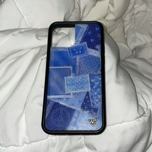 Wildflower Denim Patchwork iPhone 12/12 Pro Case